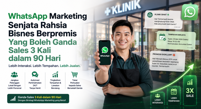 WhatsApp Marketing Senjata Rahsia Bisnes Berpremis Yang Boleh Ganda Sales 3 Kali Dalam 90 Hari