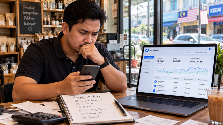 Kenapa Facebook Ads Tak Naikkan Sales? 7 Perkara SME Perlu Semak